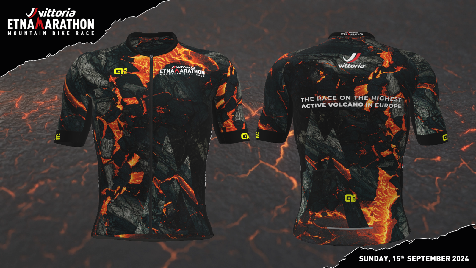 Sei settimane alla Vittoria Etna Marathon. Ecco la maglia commemorativa di Alé. Il nuovo copertone Peyote di Vittoria